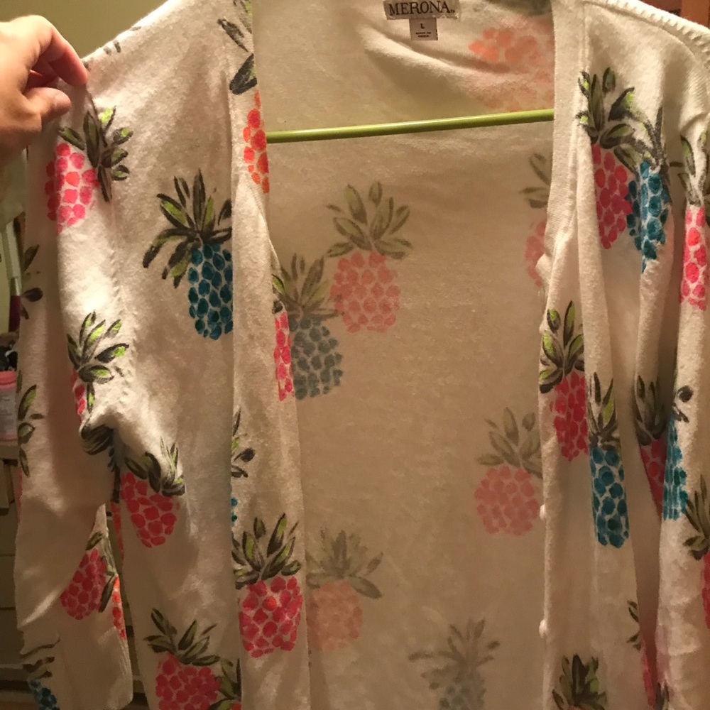 Neon pineapple sweater